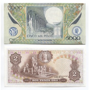 Colombia 2-5000 Pesos 1977 - 2009