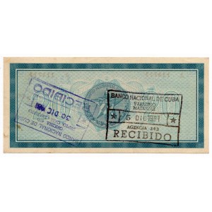 Cuba 20 Pesos 1981 Traveler's Check