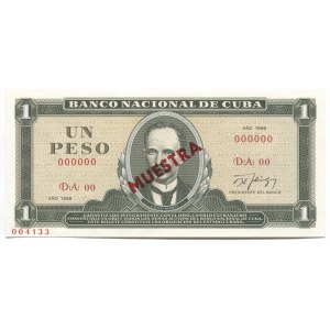 Cuba 1 Peso 1986 Specimen