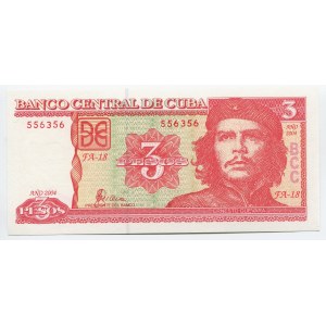 Cuba 3 Pesos 2004
