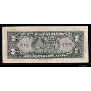 Dominican Republic 100 Peso 1947 Very Rare