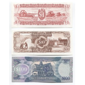 Guyana 1-100 Dollars 1992 - 1999