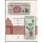 Mexico 100 & 200 Pesos 2010 Commemorative