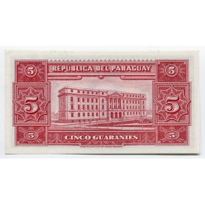Paraguay 5 Guaraníes 1952