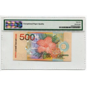 Suriname 500 Gulden 2000 PMG 66