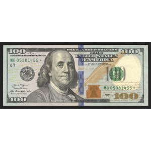 United States 100 Dollars 2013 Replacement