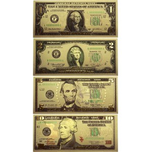 United States Set of 1-2-5-10-20-50-100 Dollars 2020