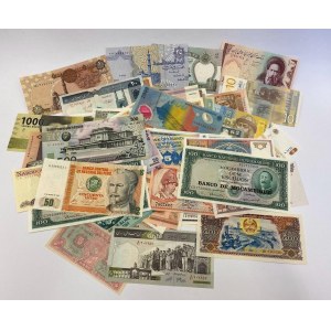 World Unsearched Lot of 100 Uncirculated Banknotes