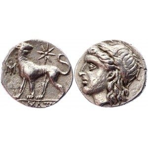 Ancient Greece Ionia Miletos AR Drachm 350 - 250 BC Collectors Copy!