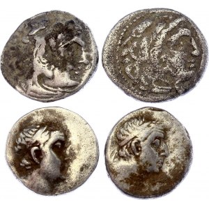 Ancient Greece 4 x 1 Drachm 330 - 290 BC