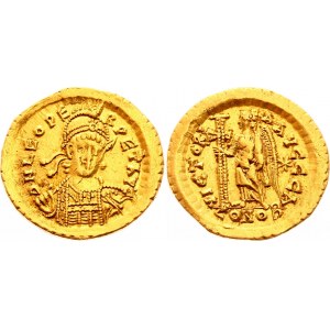 Roman Empire Constantinople Leo I AV Solidus 457 - 474 AD