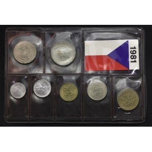 Czechoslovakia Annual Coins Set 1981