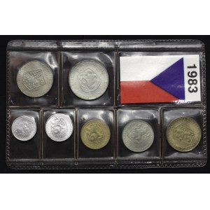 Czechoslovakia Annual Coins Set 1983