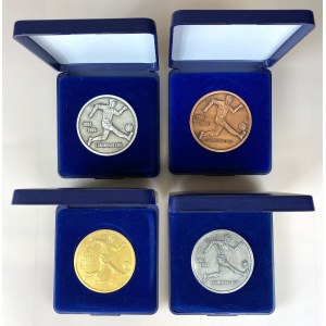 Czech Republic Lot of 4 Football Medals Gambrinus Liga 2001 - 2006