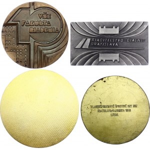 Slovakia Bratislava City Lot of 4 Medals