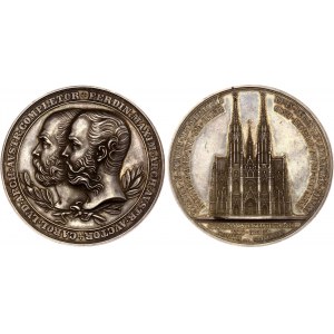 Austria Franz Joseph I Votivkirche Silver Medal 1879