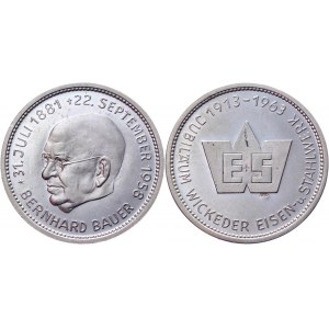 Austria Silver Medal Bernhard Bauer Death Anniversary 1963
