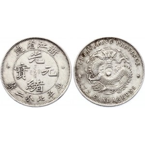 China Chekiang 10 Cents 1898 - 1899