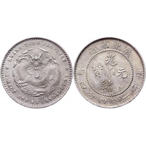 China Kwangtung 20 Cent 1909 - 1911