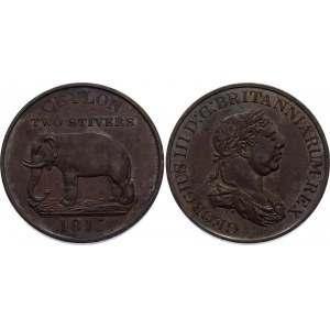 Ceylon 2 Stiver 1815