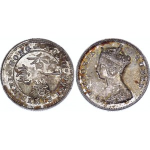 Hong Kong 10 Cents 1866