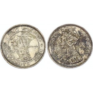 Hong Kong 10 Cents 1886