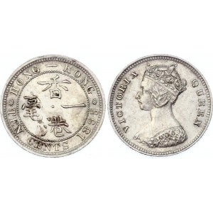 Hong Kong 10 Cents 1895