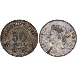 Hong Kong 50 Cents 1890