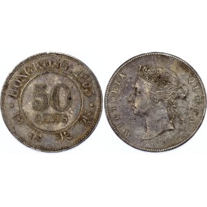 Hong Kong 50 Cents 1893 Rare!