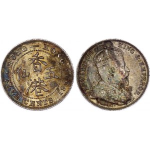 Hong Kong 5 Cents 1905 H