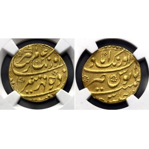 India Mughal Empire Mohur 1672 AH 1082 //14 NGC AU