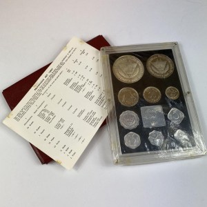 India Official Annual Proof Coin Set 1974 B Very Rare!