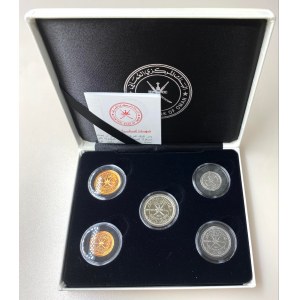 Oman Qabus bin Sa'id Official Annual Proof Coin Set 2015