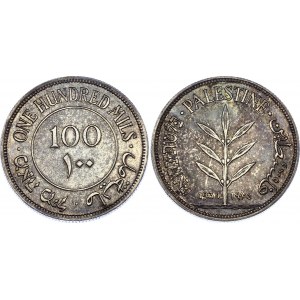 Palestine 100 Mils 1934