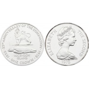 Ascension Island 1 Crown 1978