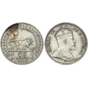 East Africa 50 Cents 1906