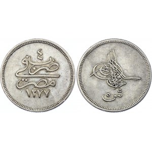 Egypt 5 Qirsh 1863 AH 1277 (4)