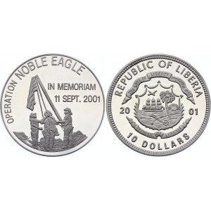 Liberia 10 Dollars 2001