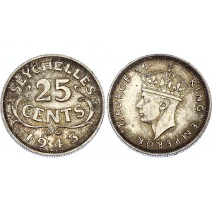 Seychelles 25 Cents 1943