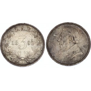 South Africa 3 Pence 1892 ZAR