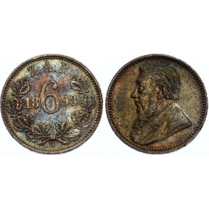 South Africa 6 Pence 1893 ZAR