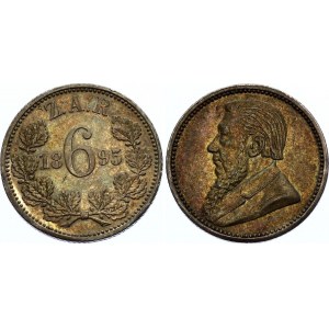 South Africa 6 Pence 1895 ZAR