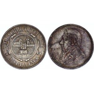 South Africa 2 Shillings 1893 ZAR
