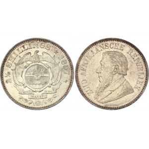 South Africa 2-1/2 Shillings 1897 ZAR