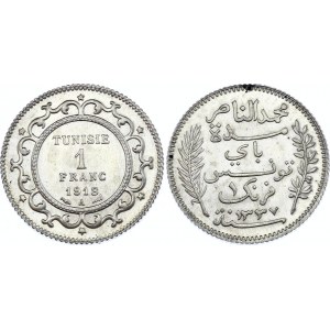 Tunisia 1 Franc 1918