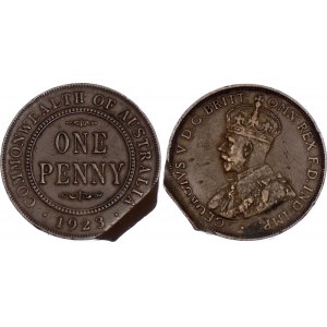 Australia Penny 1923 Error