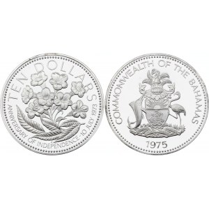 Bahamas 10 Dollars 1975