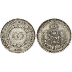 Brazil 500 Reis 1859