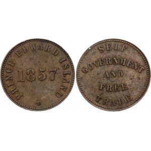 Canada Prince Edward Island Token Half Penny 1857
