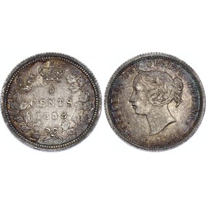 Canada 5 Cents 1858